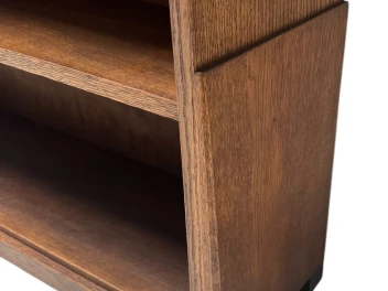 Art Deco Amsterdamse School Open Bookcase by Willem Penaat for Metz & Co., 1920s